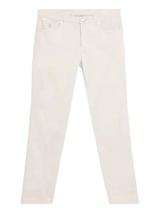 Men's Dyed Cotton Straight-Fit Five-Pocket Pants Men's Dyed Cotton Straight-Fit Five-Pocket Pants