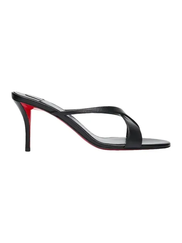 80mm Mulazee Leather Crisscross Mules 80mm Mulazee Leather Crisscross Mules