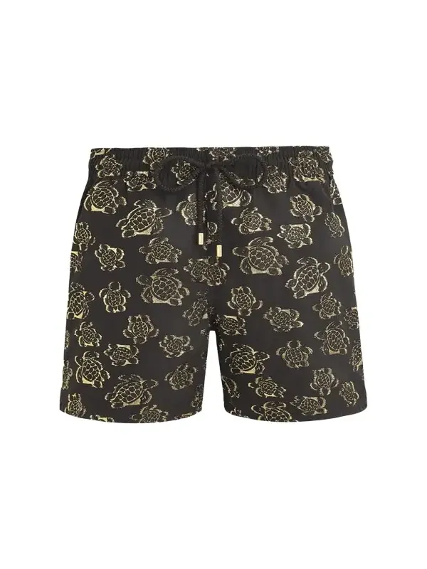 Men's Turtle-Print Swim Shorts