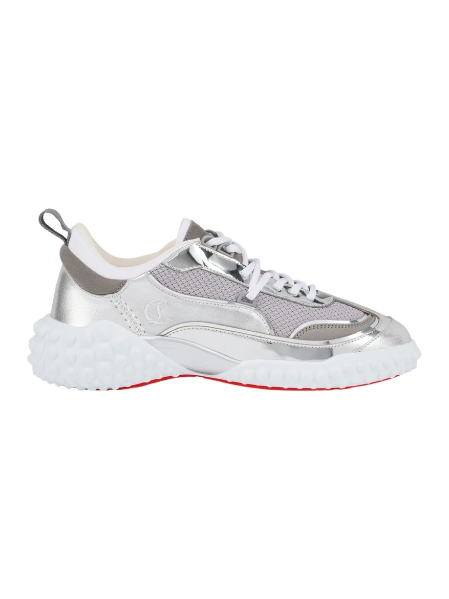 Christian Louboutin Mara Mixed Leather Runner Sneakers