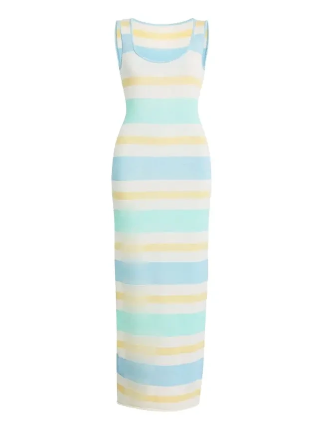 Jasmine Striped Knit Maxi Dress Jasmine Striped Knit Maxi Dress