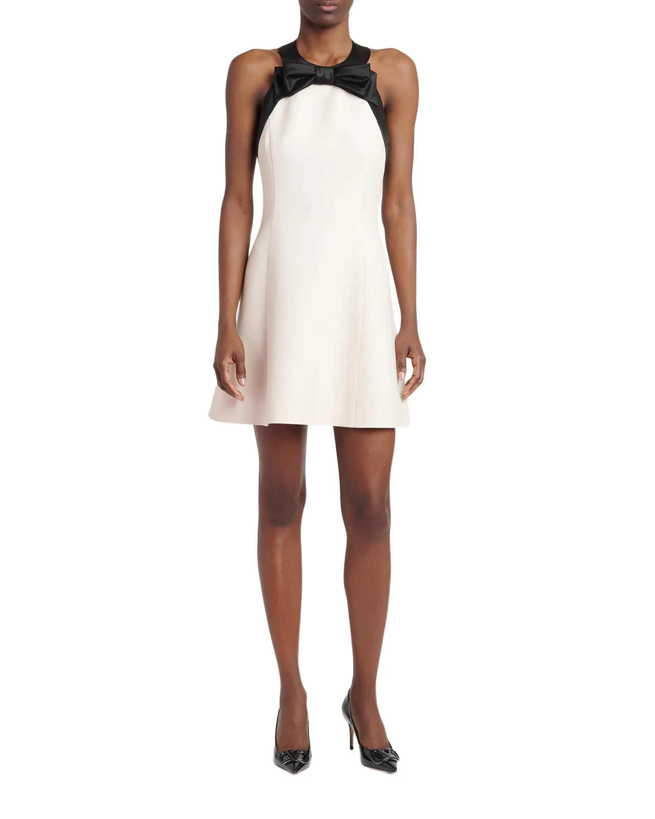 Bow-Accented Mini Dress