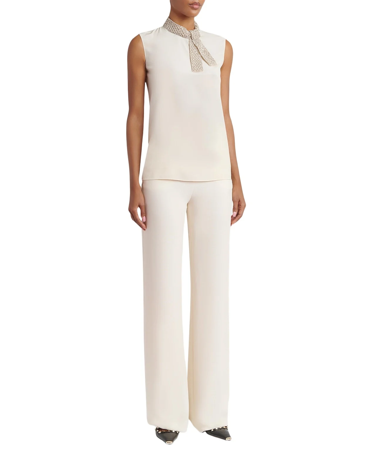 Silk Straight Trousers Silk Straight Trousers