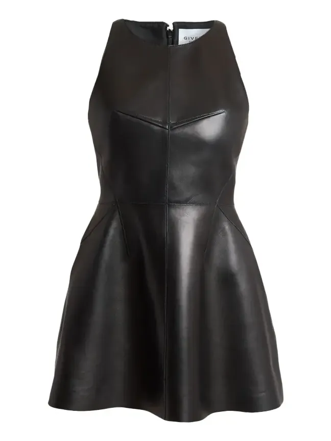 Racerback Mini Leather Dress Racerback Mini Leather Dress