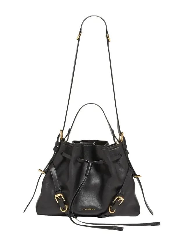 Voyou Small Buckle Shoulder Bag in Leather Voyou Small Buckle Shoulder Bag in Leather