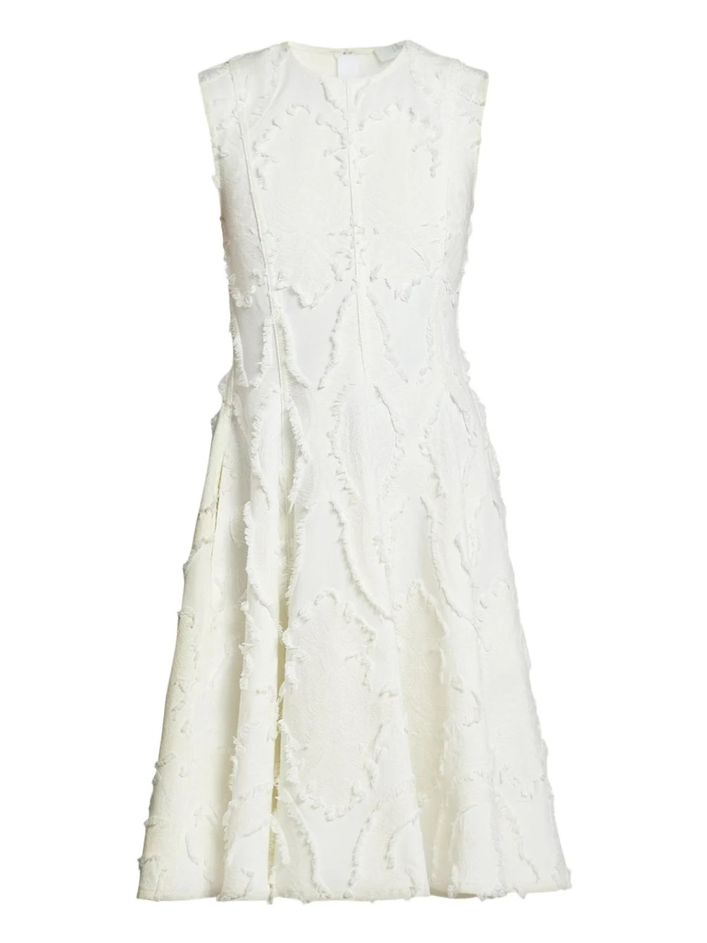 Erdem Textured Denim Fit-&-Flare Mini Dress