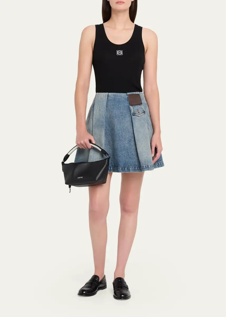 Loewe Cala Leather Top-Handle Bag | Thumbnail 8