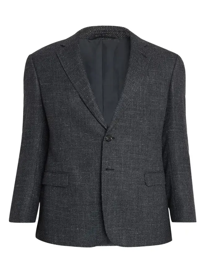 Men's Wool Blend Melange Two-Button Sport Coat Men's Wool Blend Melange Two-Button Sport Coat
