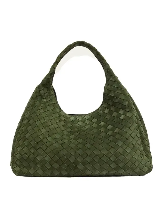 Campana Large Suede Shoulder Bag