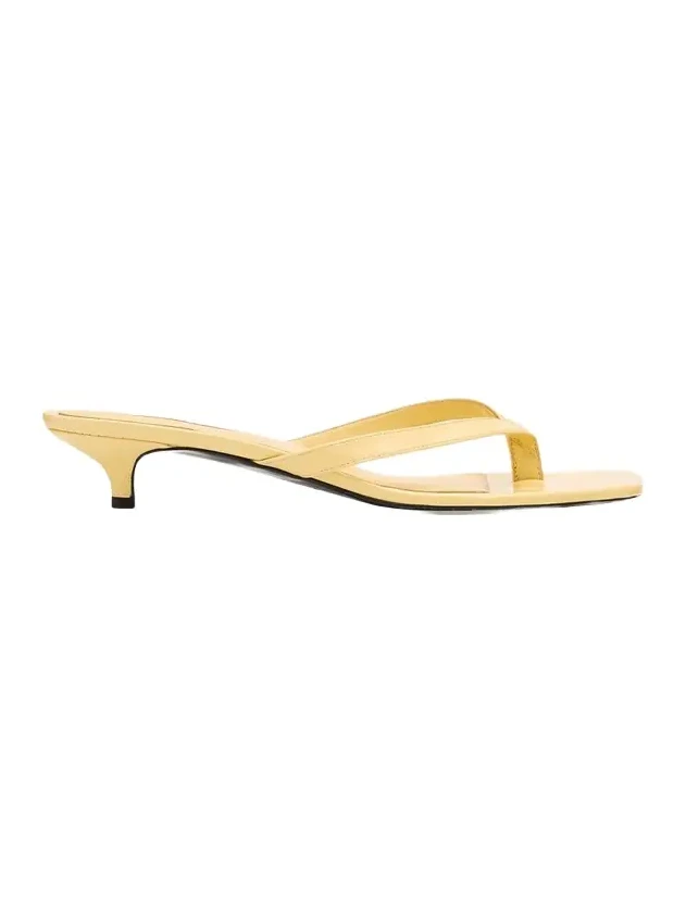Naplack Leather Kitten-Heel Sandals Naplack Leather Kitten-Heel Sandals