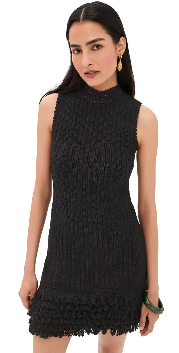 De Loreta afiro Dress Black | Image 1 De Loreta afiro Dress Black | Image 1