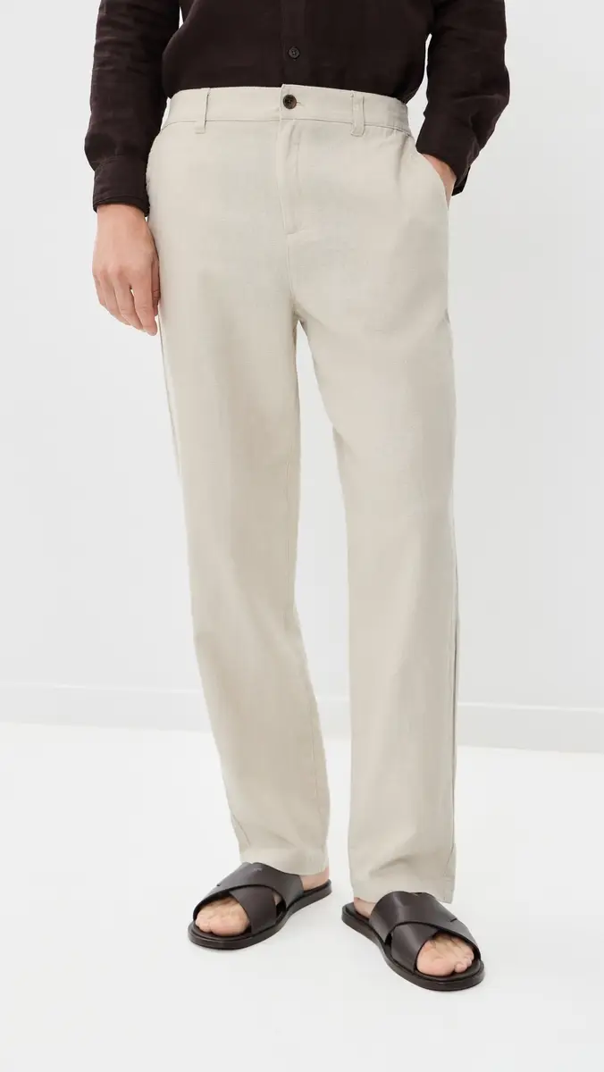 Les Deux Linen Comfort Suit Pants 32 | Thumbnail 2
