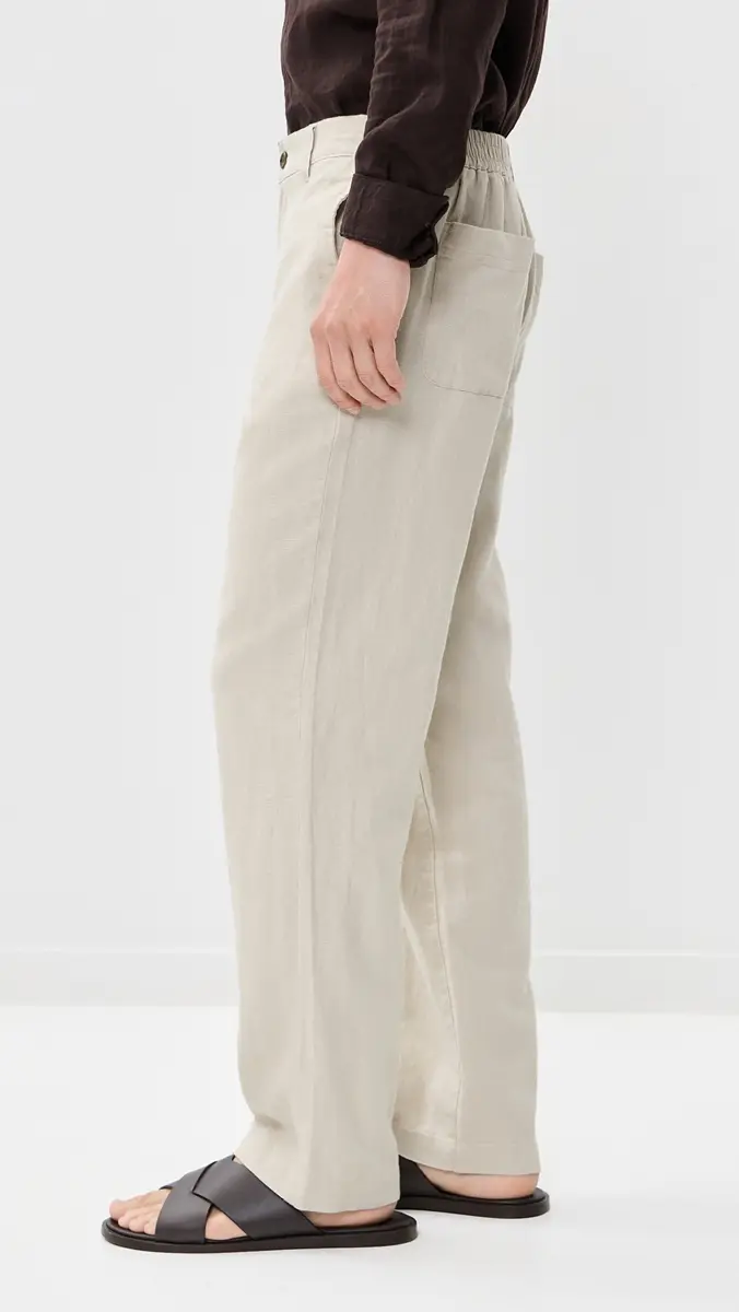 Les Deux Linen Comfort Suit Pants 32 | Thumbnail 4