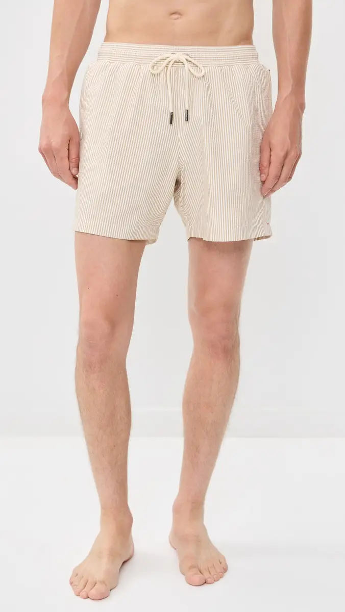 Orlebar Brown Boxer III Seersucker Stripe Swim Trunks | Thumbnail 2 Orlebar Brown Boxer III Seersucker Stripe Swim Trunks | Thumbnail 2