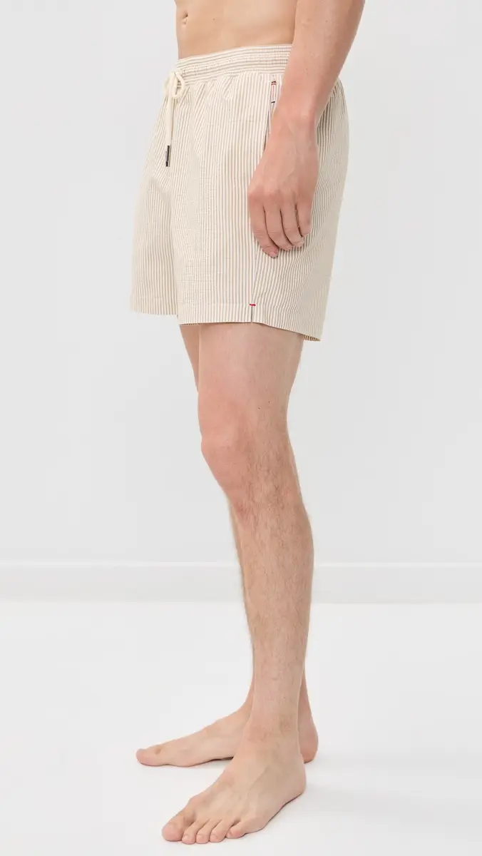 Orlebar Brown Boxer III Seersucker Stripe Swim Trunks | Thumbnail 4 Orlebar Brown Boxer III Seersucker Stripe Swim Trunks | Thumbnail 4
