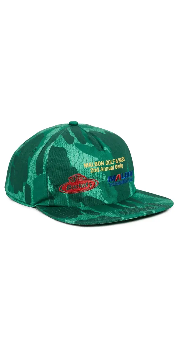 Malbon Derby Snapback Cap Divot Camo Jungle One Size | Image 1 Malbon Derby Snapback Cap Divot Camo Jungle One Size | Image 1