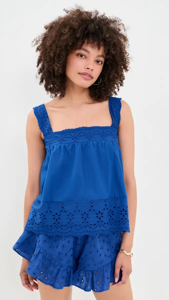 Playa Lucila Eyelet Tank | Thumbnail 2 Playa Lucila Eyelet Tank | Thumbnail 2