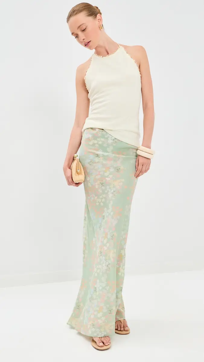 BERNADETTE Emily Silk Skirt | Thumbnail 2 BERNADETTE Emily Silk Skirt | Thumbnail 2