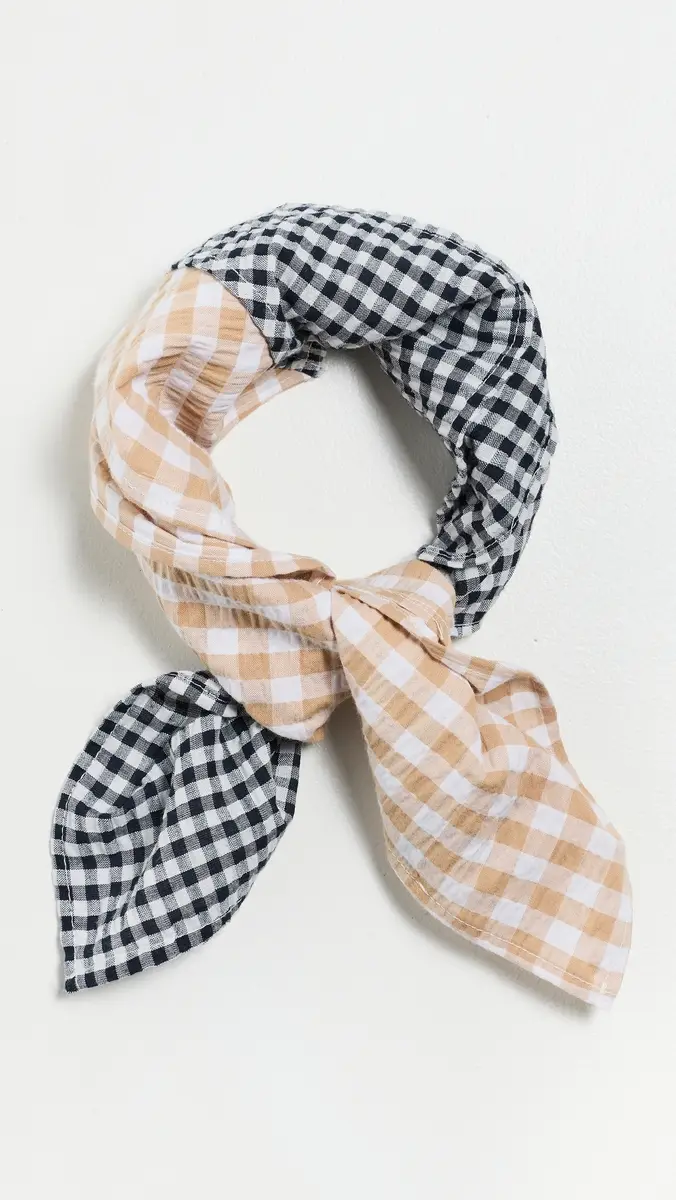 LE BOP Gingham Check Bandana | Thumbnail 2 LE BOP Gingham Check Bandana | Thumbnail 2