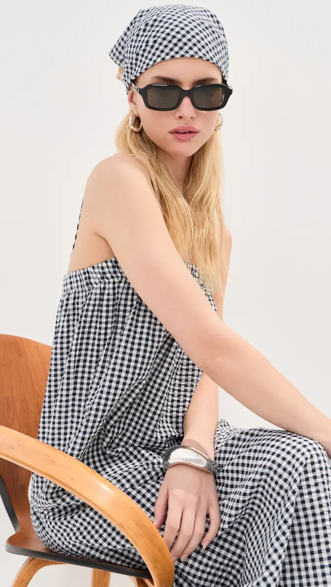 LE BOP Gingham Check Bandana | Thumbnail 3 LE BOP Gingham Check Bandana | Thumbnail 3