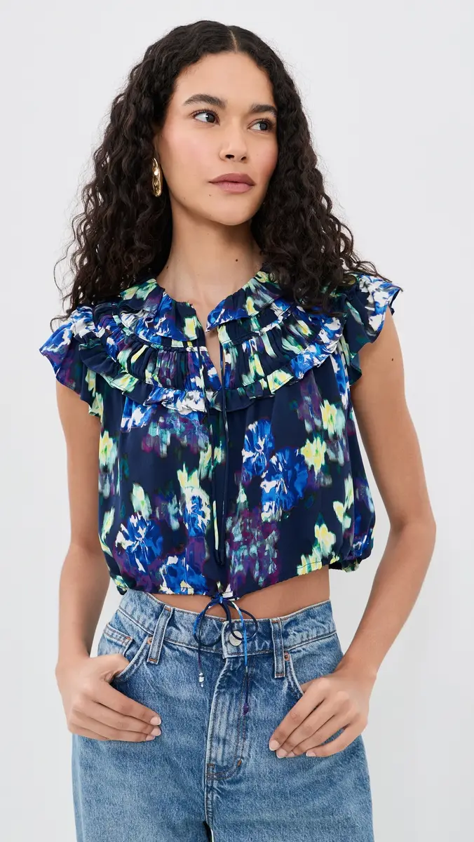 Ulla Johnson Eleonore Silk Top | Thumbnail 2 Ulla Johnson Eleonore Silk Top | Thumbnail 2