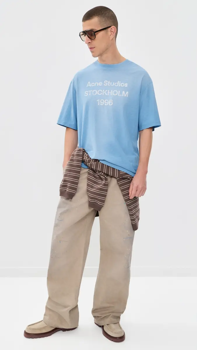 Acne Studios Exford U 1996 Tee Cornflower Blue | Thumbnail 5