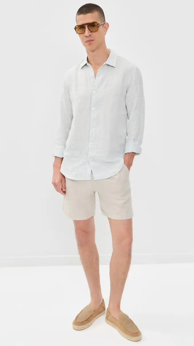 Orlebar Brown Giles Linen Classic Shirt | Thumbnail 5 Orlebar Brown Giles Linen Classic Shirt | Thumbnail 5