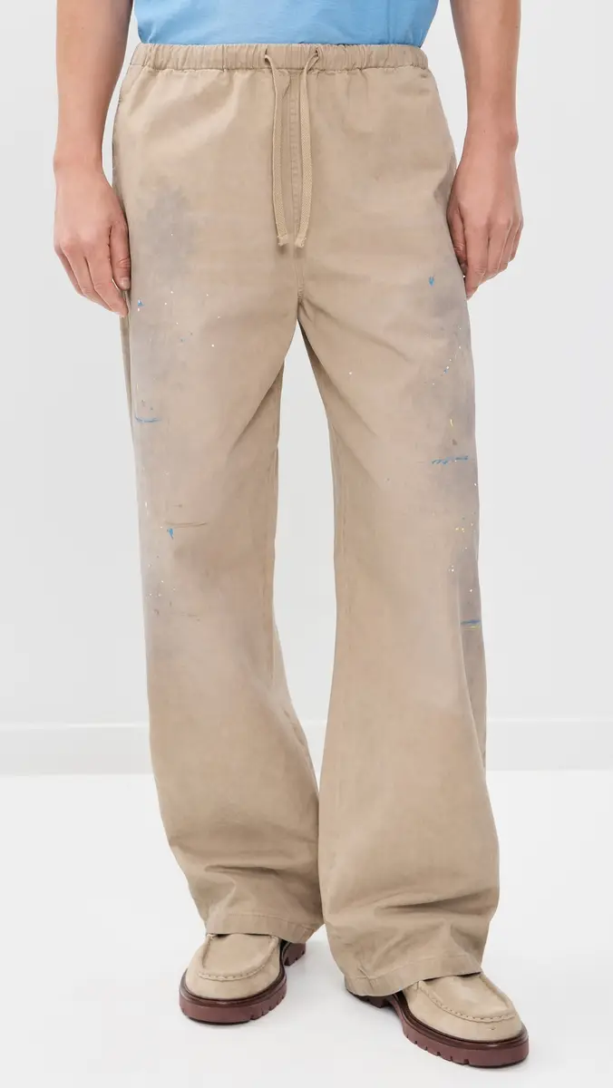 Acne Studios Plott Peached Light Cotton Twill Pants | Thumbnail 2