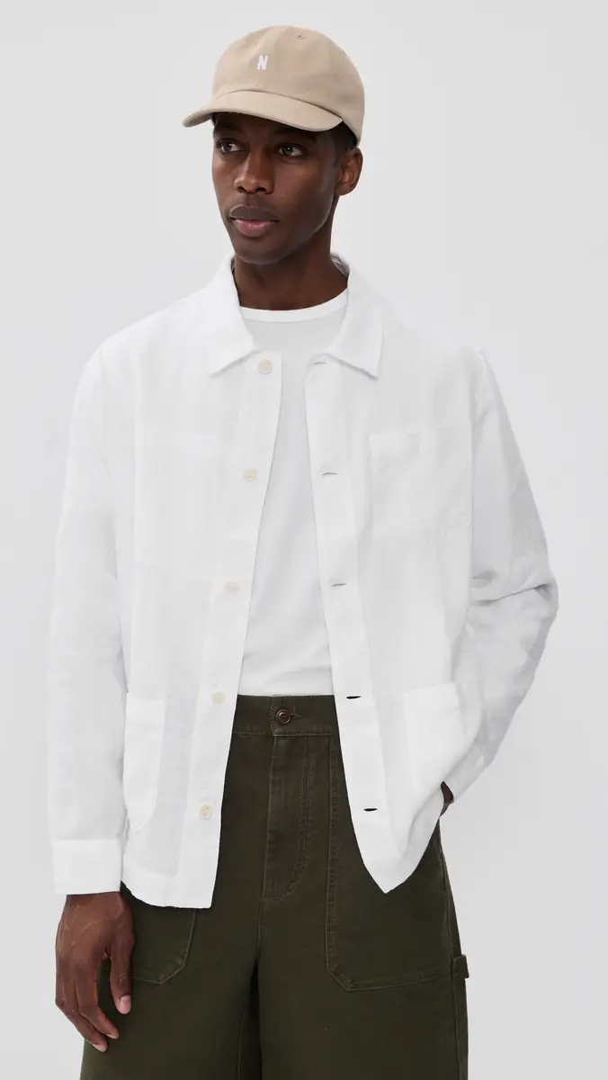 Vilebrequin Corentin Linen Solid Overshirt | Thumbnail 3 Vilebrequin Corentin Linen Solid Overshirt | Thumbnail 3