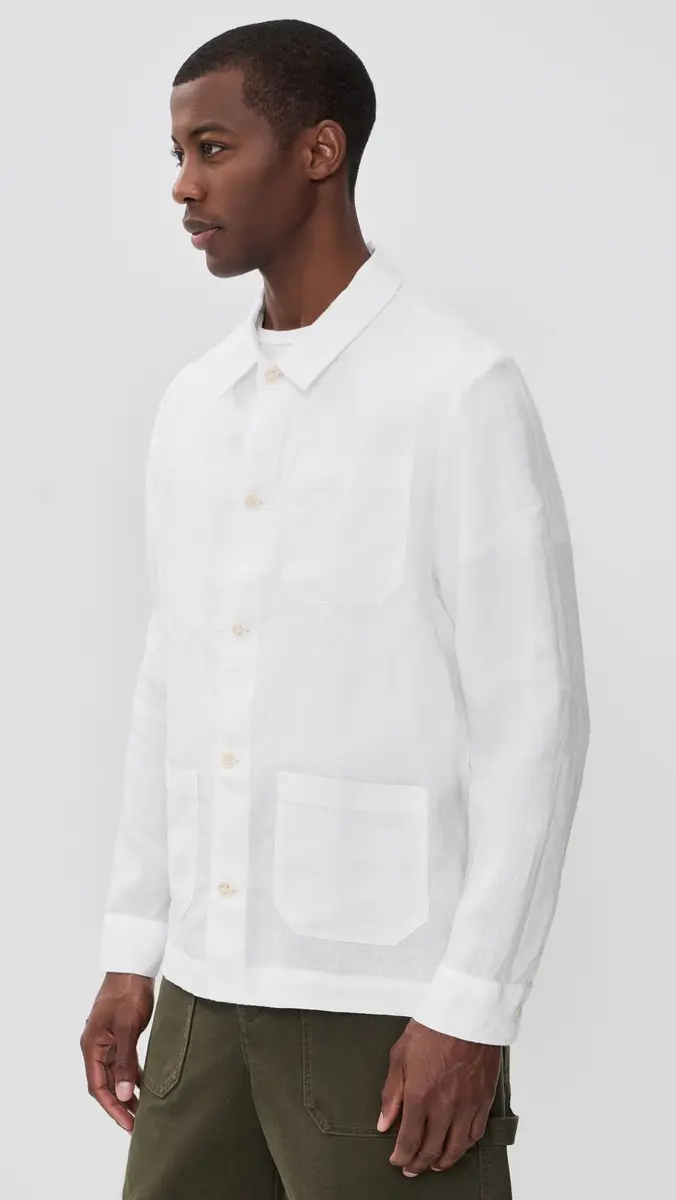 Vilebrequin Corentin Linen Solid Overshirt | Thumbnail 5 Vilebrequin Corentin Linen Solid Overshirt | Thumbnail 5