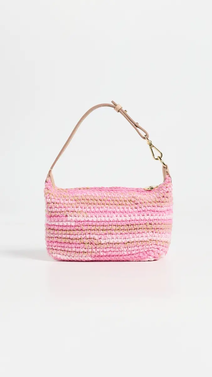 Stoney Clover Lane Mini Shoulder Bag Beige/Pink One Size | Thumbnail 2