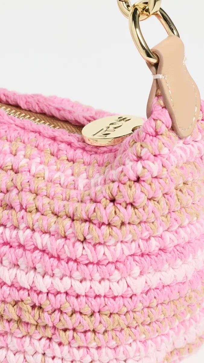 Stoney Clover Lane Mini Shoulder Bag Beige/Pink One Size | Thumbnail 5