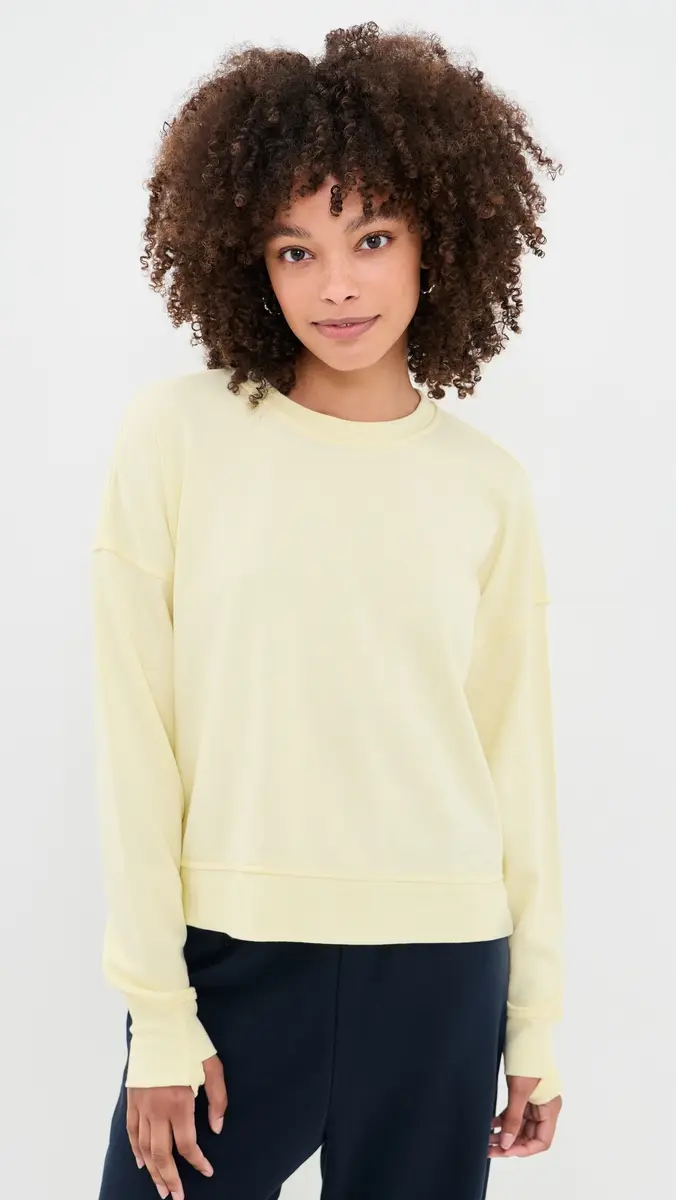 Sweaty Betty After Class Crop Sweatshirt | Thumbnail 2 Sweaty Betty After Class Crop Sweatshirt | Thumbnail 2