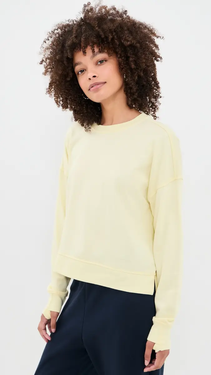 Sweaty Betty After Class Crop Sweatshirt | Thumbnail 4 Sweaty Betty After Class Crop Sweatshirt | Thumbnail 4
