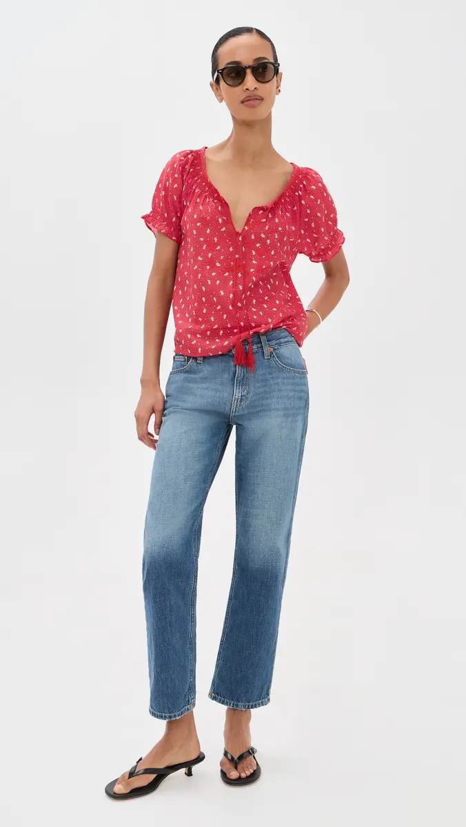 RE/DONE Katie Embroidered Top | Thumbnail 5