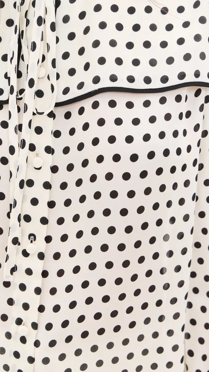 Frame The Polka-Dot Fleet Silk Blouse | Thumbnail 6 Frame The Polka-Dot Fleet Silk Blouse | Thumbnail 6