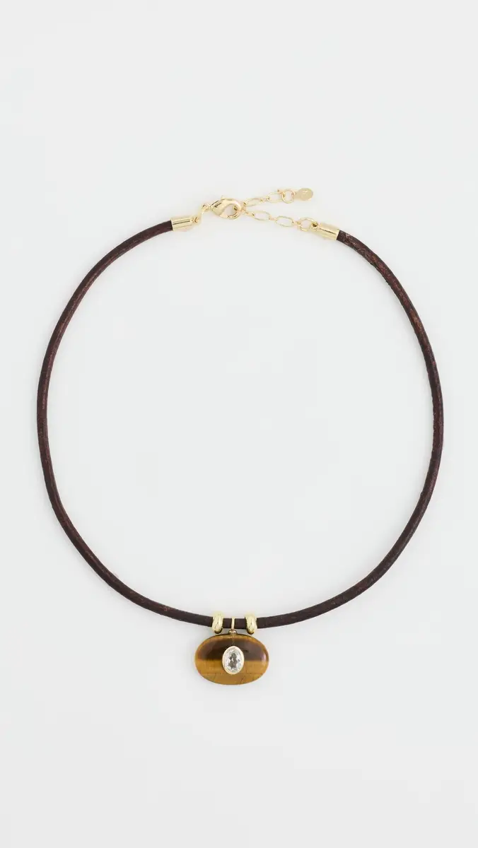 Lacey Ryan Tiger's Eye Horizontal Treasure Necklace | Thumbnail 2