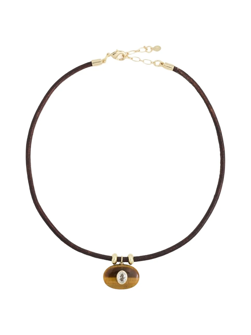 Tiger's Eye Horizontal Treasure Necklace Tiger's Eye Horizontal Treasure Necklace