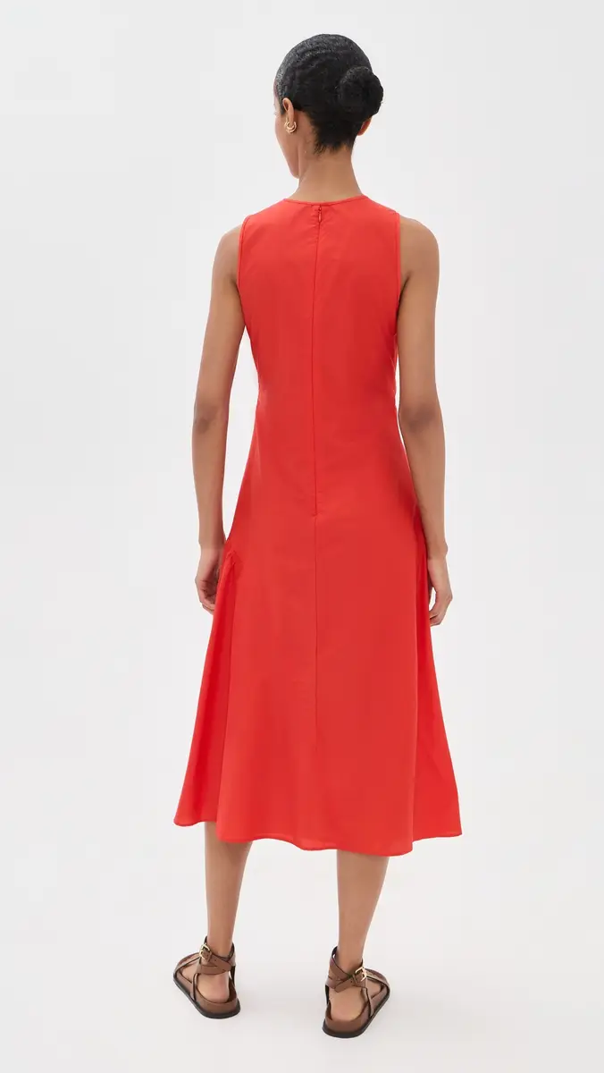 Theory Asymmetrical Ruched Tank Dress | Thumbnail 3