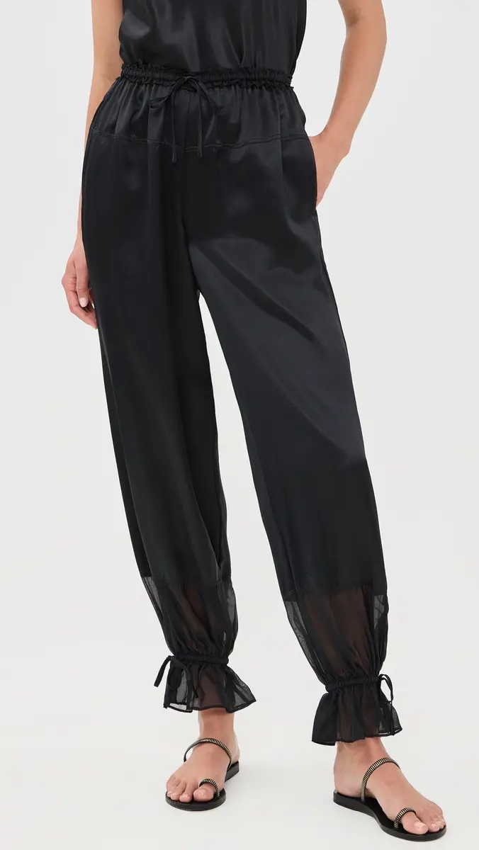 Ulla Johnson Camile Silk Cinched Pants | Thumbnail 2