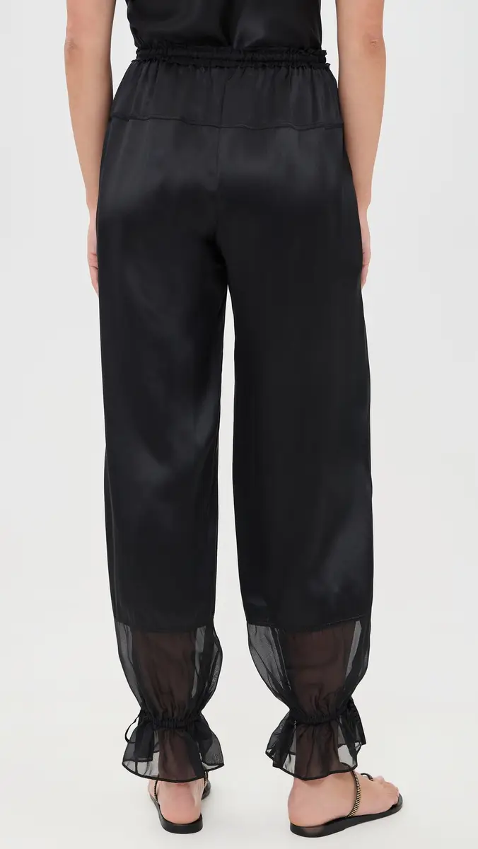 Ulla Johnson Camile Silk Cinched Pants | Thumbnail 3