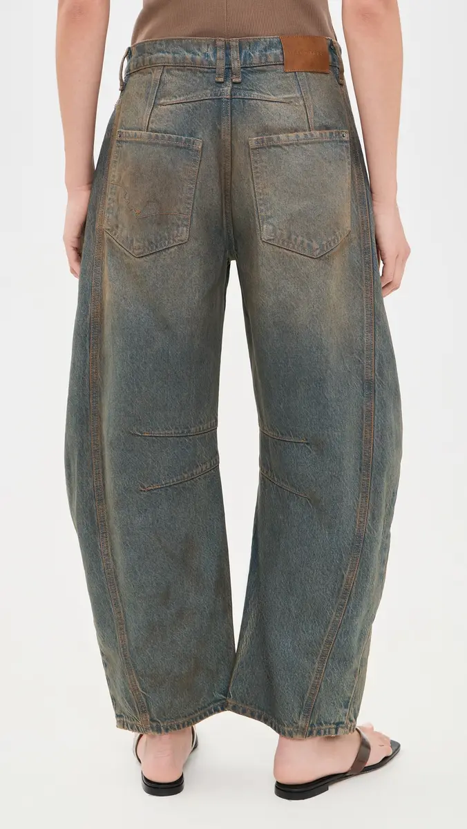 Free People Good Luck Mid Rise Barrel Jeans | Thumbnail 3 Free People Good Luck Mid Rise Barrel Jeans | Thumbnail 3