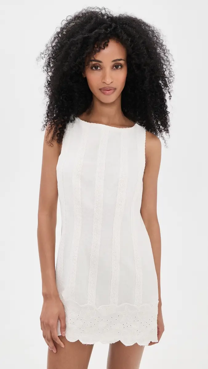 Show Me Your Mumu Ciao Linen Mini Dress | Thumbnail 2 Show Me Your Mumu Ciao Linen Mini Dress | Thumbnail 2