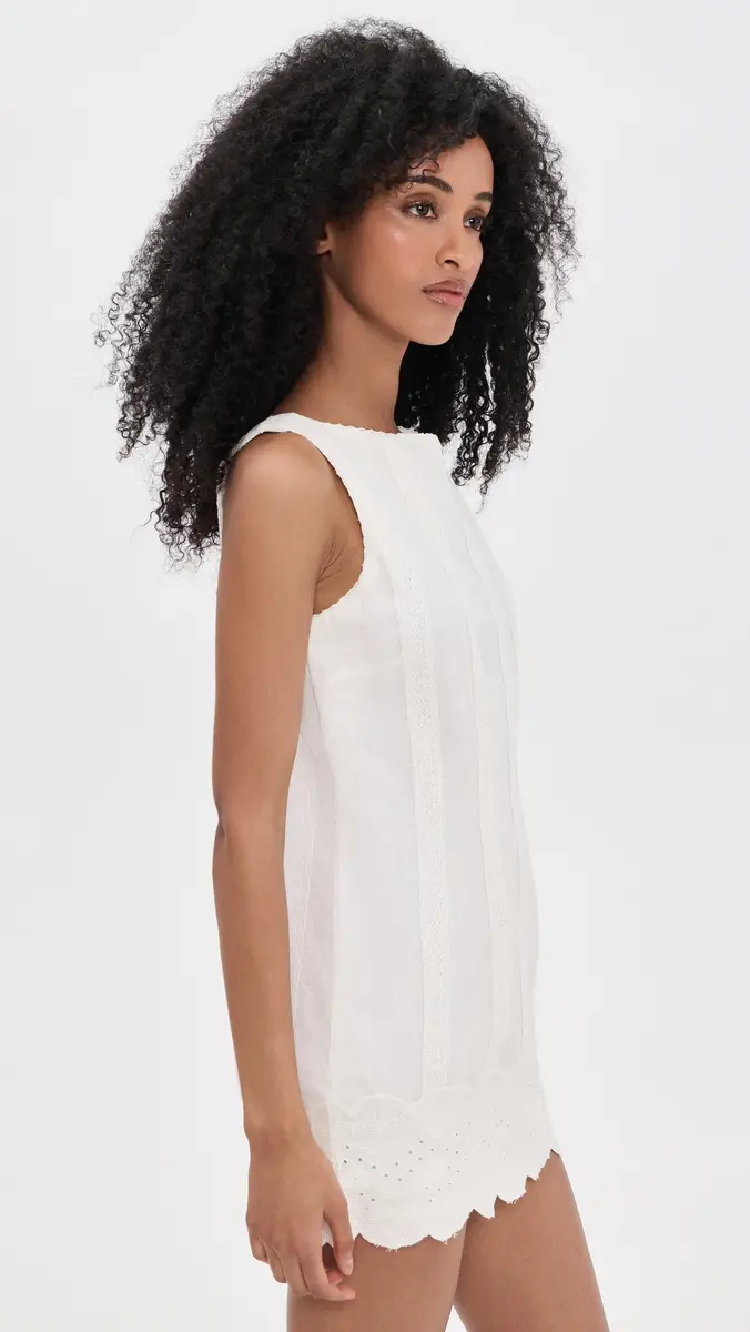 Show Me Your Mumu Ciao Linen Mini Dress | Thumbnail 4 Show Me Your Mumu Ciao Linen Mini Dress | Thumbnail 4