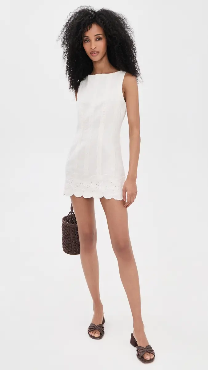 Show Me Your Mumu Ciao Linen Mini Dress | Thumbnail 5 Show Me Your Mumu Ciao Linen Mini Dress | Thumbnail 5