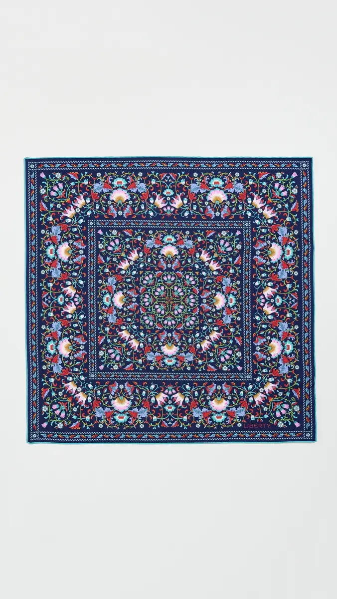 LIBERTY Lodden Silk Scarf | Thumbnail 4 LIBERTY Lodden Silk Scarf | Thumbnail 4