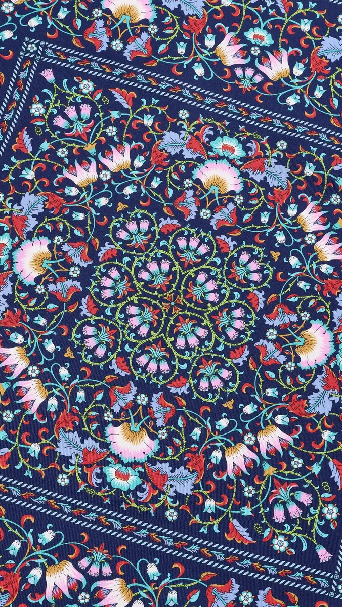 LIBERTY Lodden Silk Scarf | Thumbnail 5 LIBERTY Lodden Silk Scarf | Thumbnail 5
