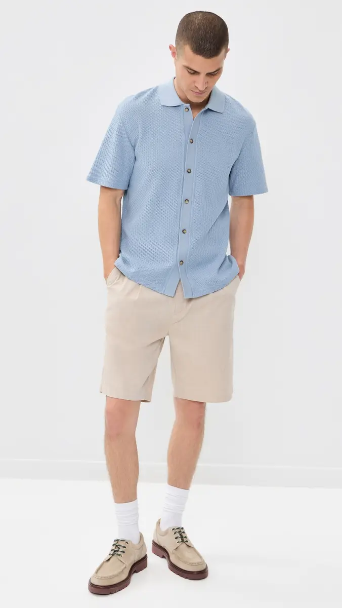 Les Deux Pointelle Shirt | Thumbnail 5 Les Deux Pointelle Shirt | Thumbnail 5