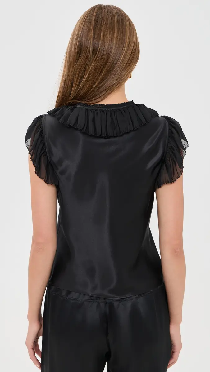 Ulla Johnson Ilyana Silk Top | Thumbnail 3 Ulla Johnson Ilyana Silk Top | Thumbnail 3
