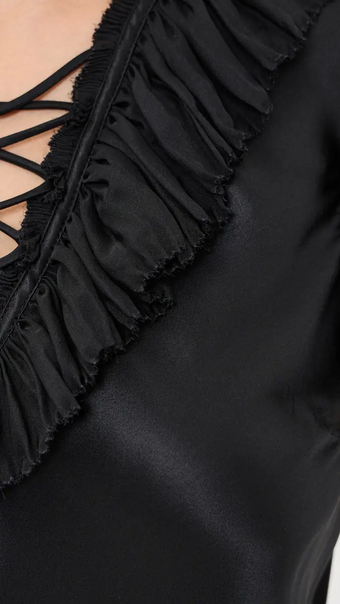 Ulla Johnson Ilyana Silk Top | Thumbnail 6 Ulla Johnson Ilyana Silk Top | Thumbnail 6